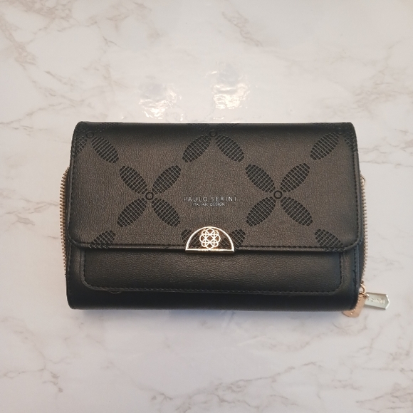 Paulo Serini Italian Leather Clutch - Picture 1 of 8
